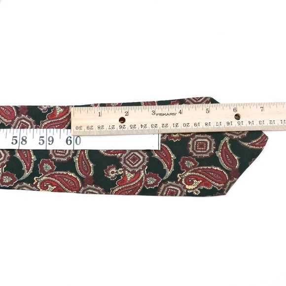 Emilio Ponti Men Necktie 100% Silk Paisley Size 67x3.5 - NWOT - Picture 2 of 6